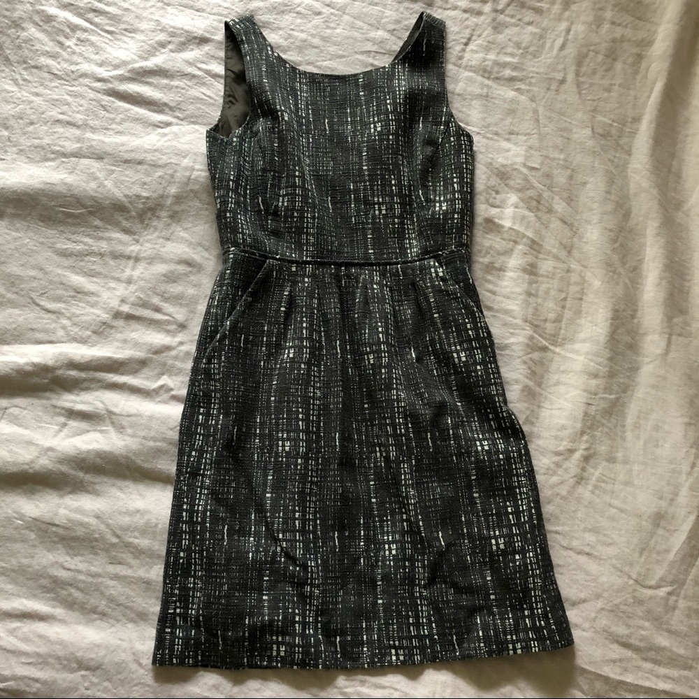 Jcrew Factory tweed print sheath dress 0